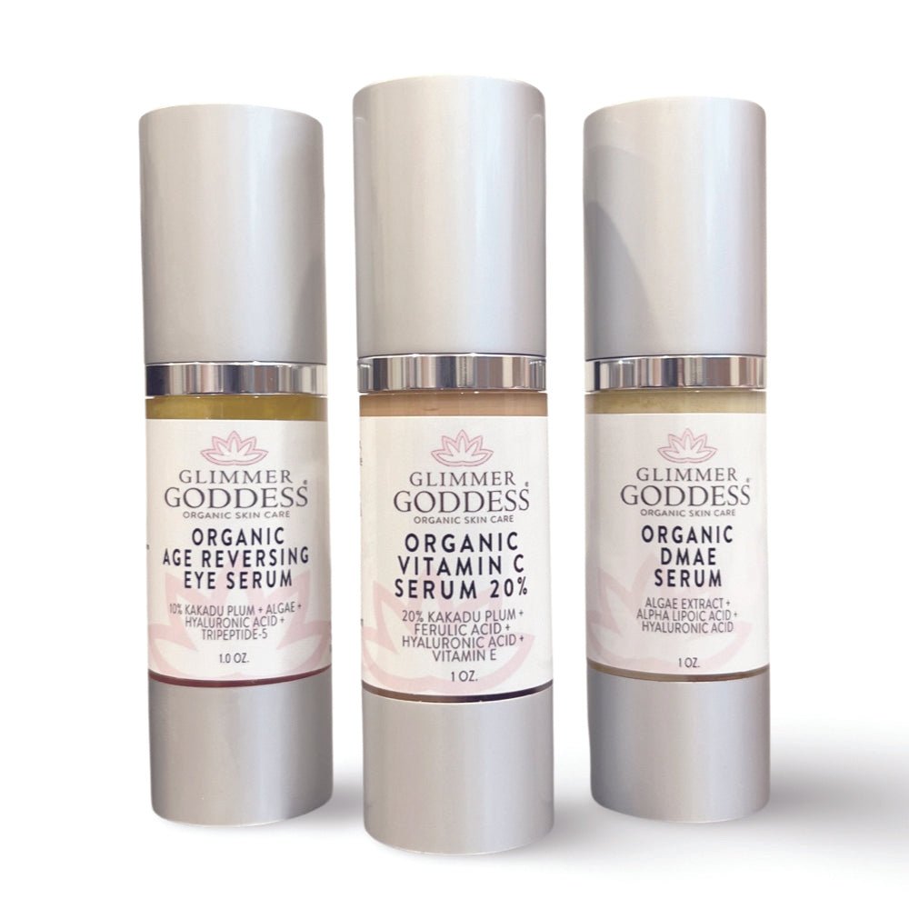 Organic Anti-Aging Trio – Vitamin C & Firming Serums - Sunnyside Beauty