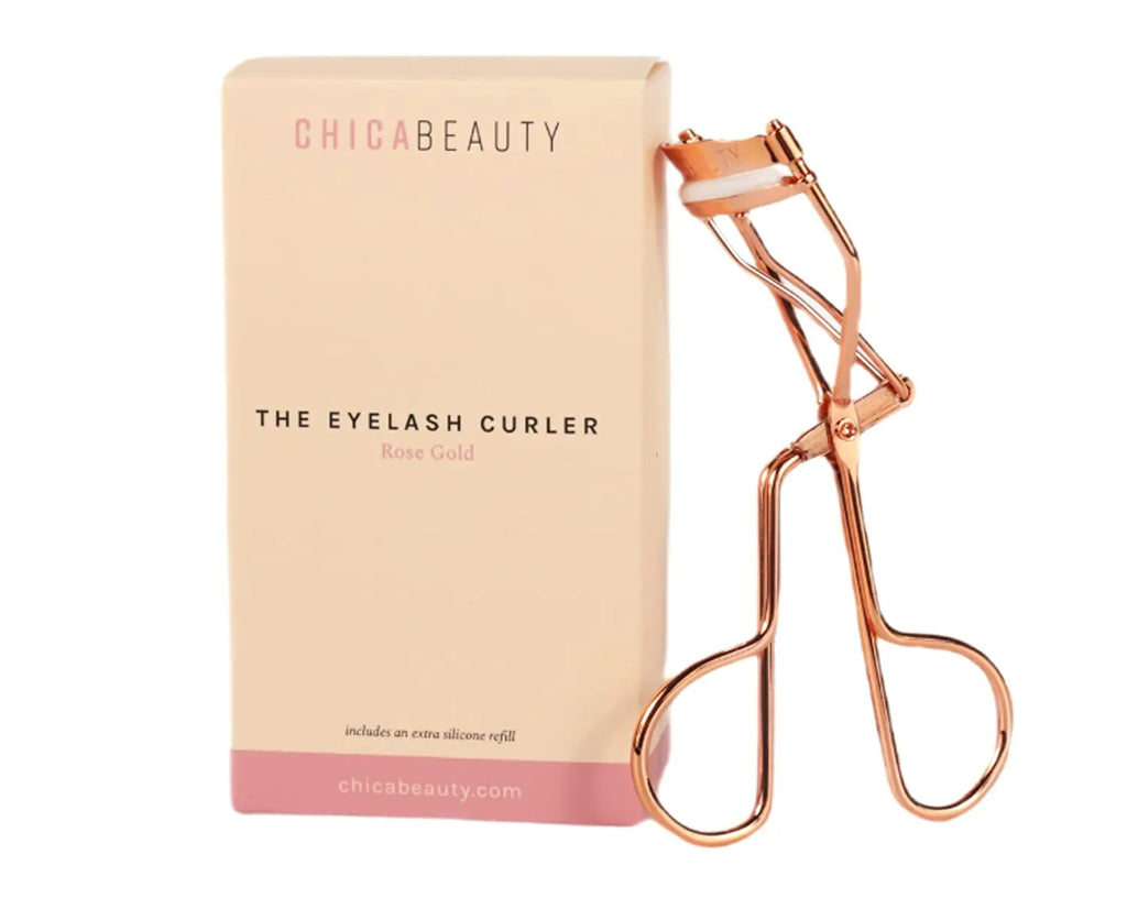 The Rose Gold Eyelash Curler Chica Beauty