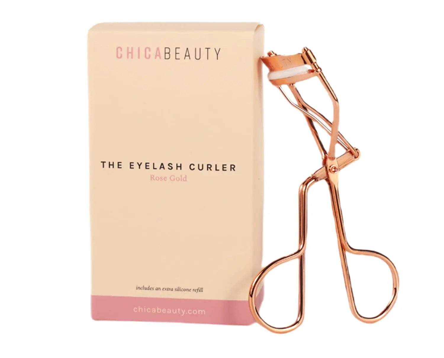 The Rose Gold Eyelash Curler Chica Beauty