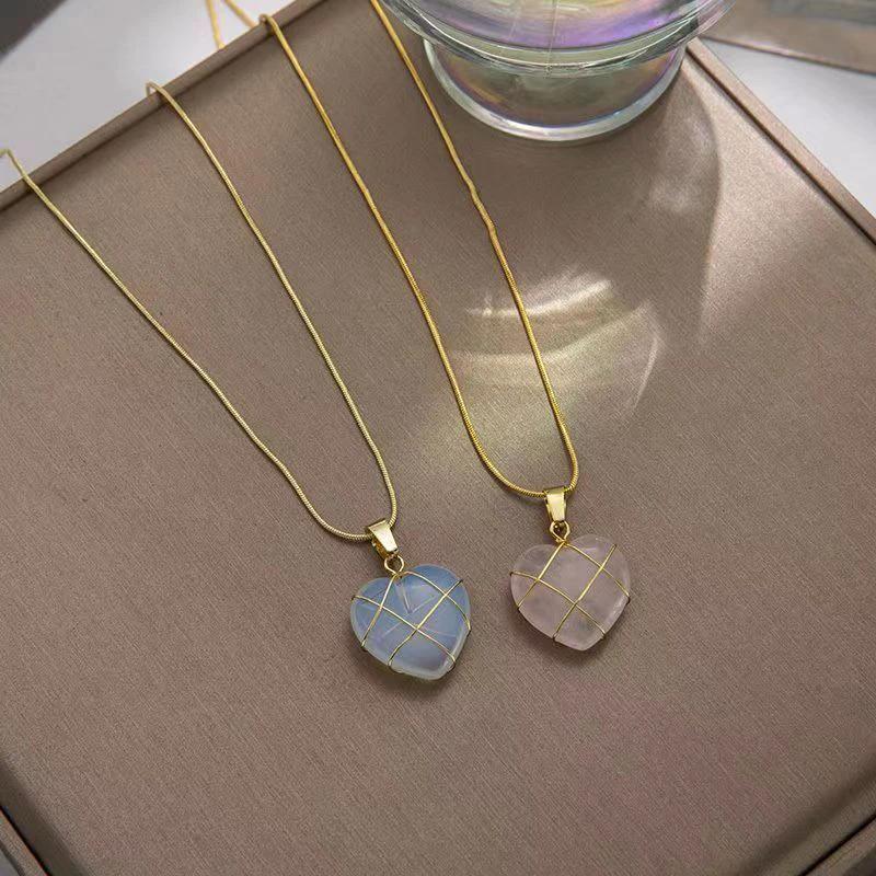 Fashion Moonstone Necklace - Cartoon Princess Love Girl Jewelry MANDOTOS