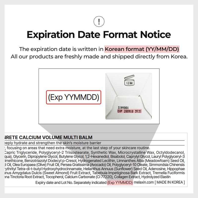 Calcium Multi Balm Eye Care Routine Korean Skin Care Anti-aging Cosmetics Collagen Eye Stick CartRare