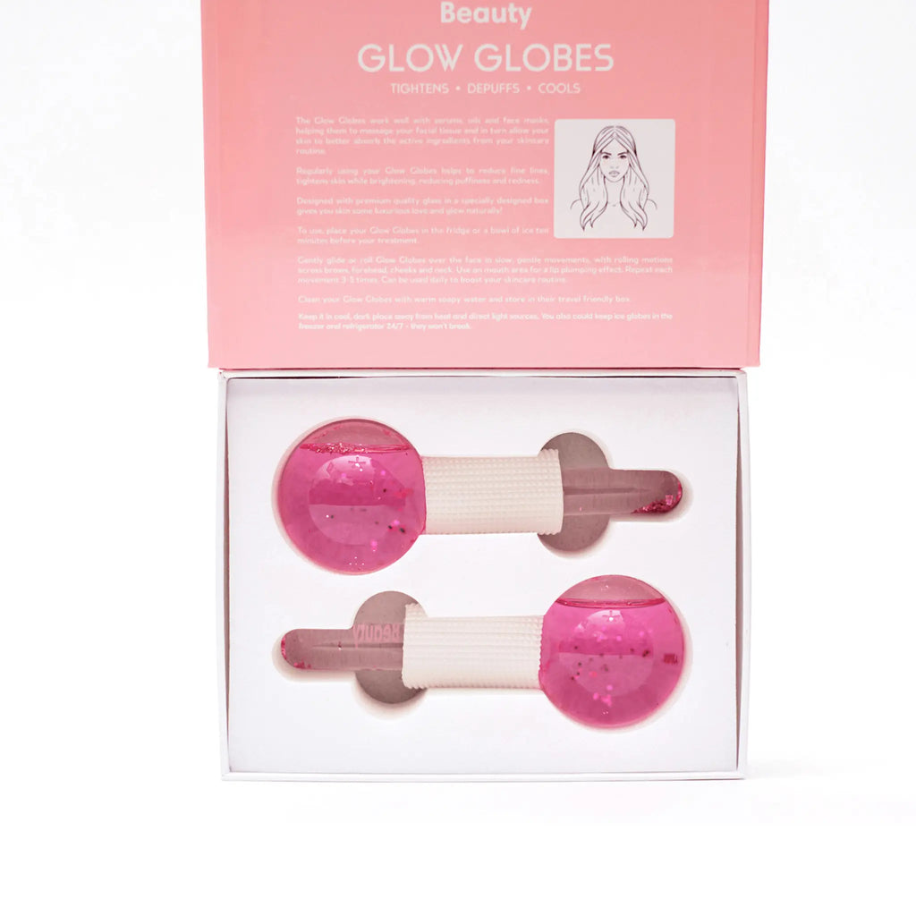 Glow Globes Ice Roller For Face – Cooling Ice Roller Facial Massage Tool