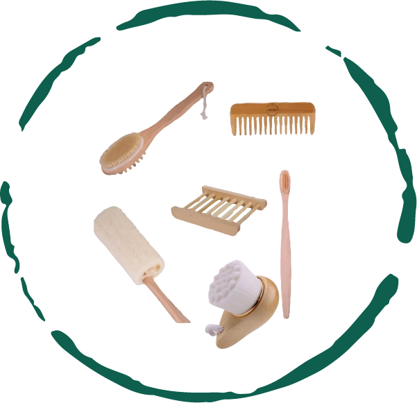 Zero-Waste Bath Accessories Bundle BeNat
