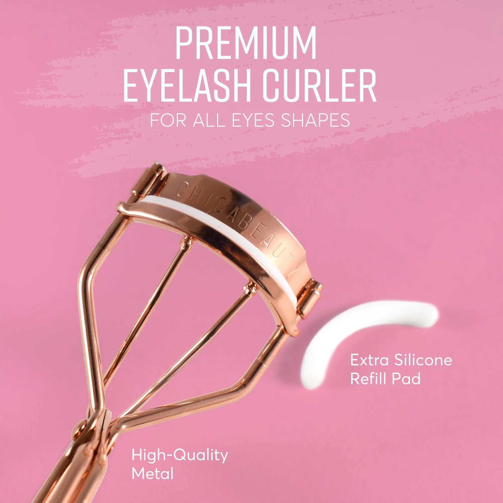 The Rose Gold Eyelash Curler Chica Beauty