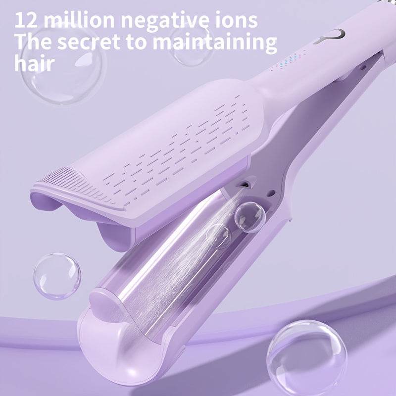 32mm Wave Curling Iron, Deep Waves, Long-Lasting Curls CartRare