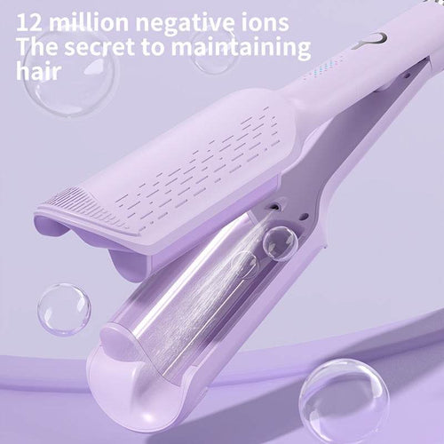 32mm Wave Curling Iron, Deep Waves, Long-Lasting Curls CartRare