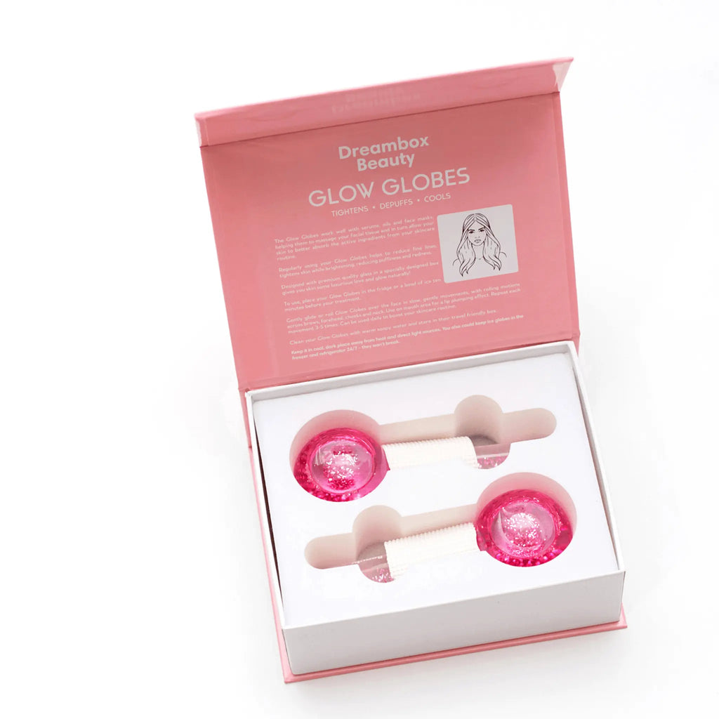 Glow Globes Ice Roller For Face – Cooling Ice Roller Facial Massage Tool