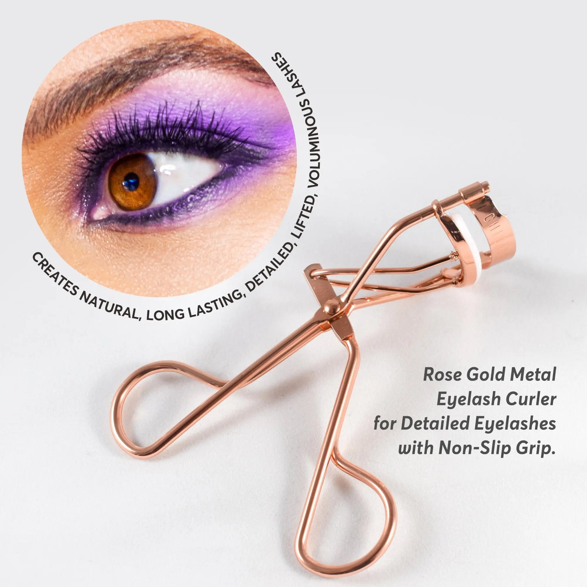 The Rose Gold Eyelash Curler Chica Beauty
