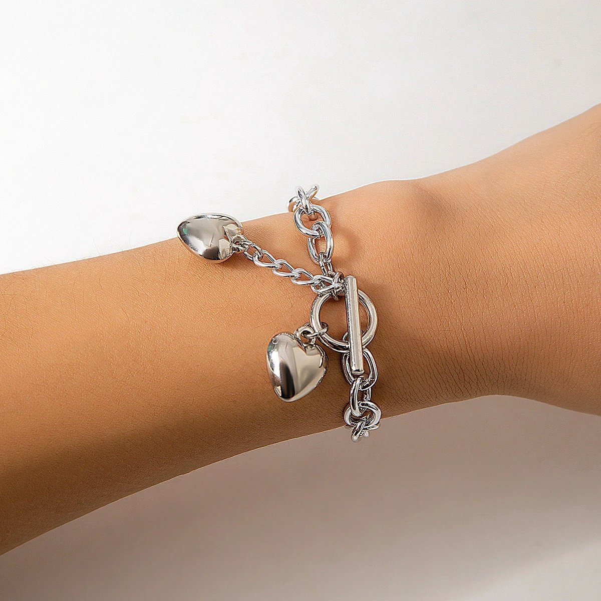 Thick Chain Lock and Key Pendant Necklace - Trendy Fashion Jewelry MANDOTOS