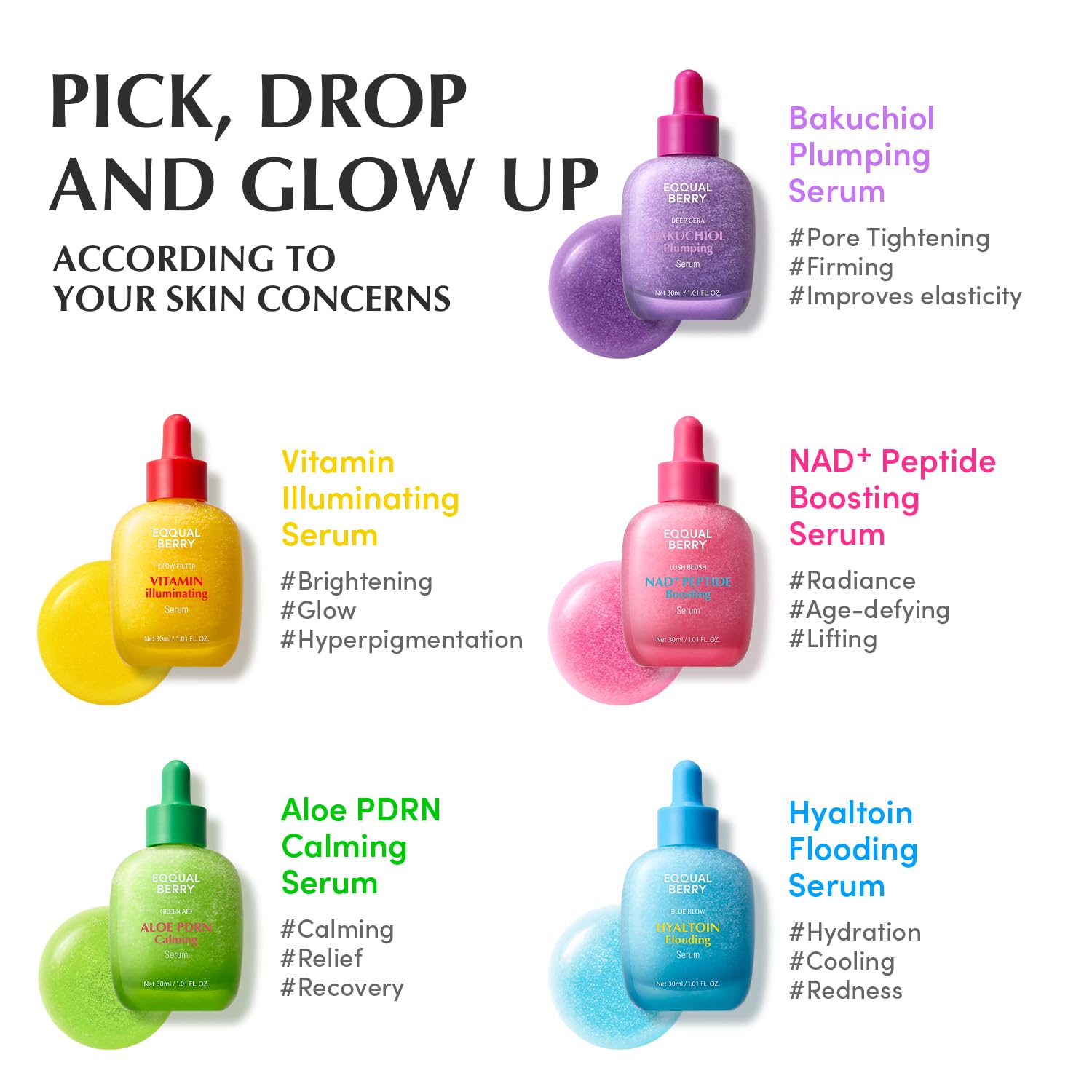 EQQUALBERRY Deep Cera Bakuchiol Plumping Serum AsiaBeautyMall