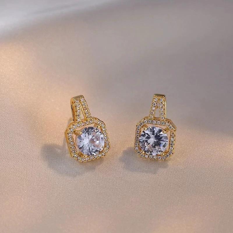 Fashion Jewelry Set - Zircon Gem Necklace Earring Ring MANDOTOS