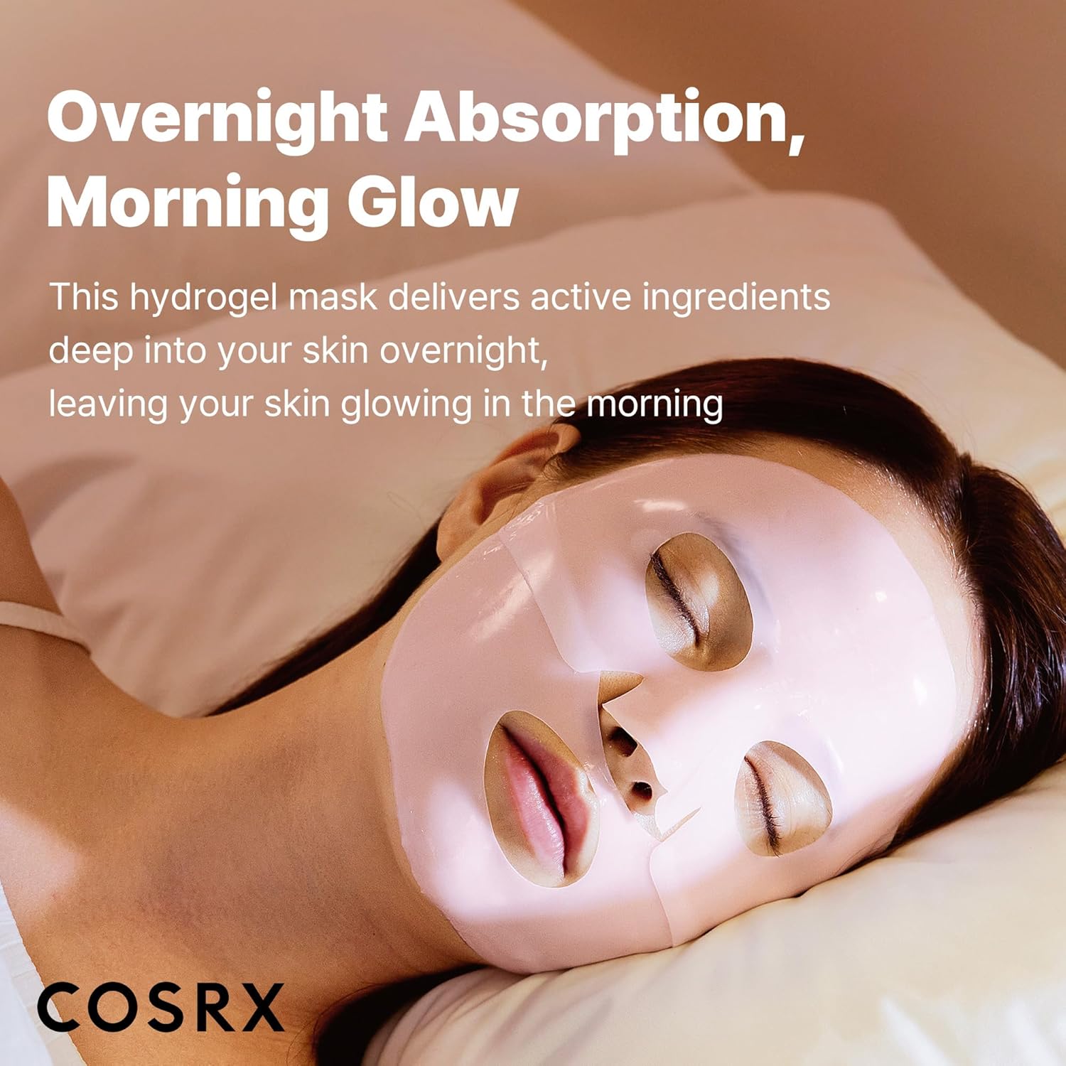 Cosrx The Peptide Collagen Lifting Glow Hydrogel Mask AsiaBeautyMall