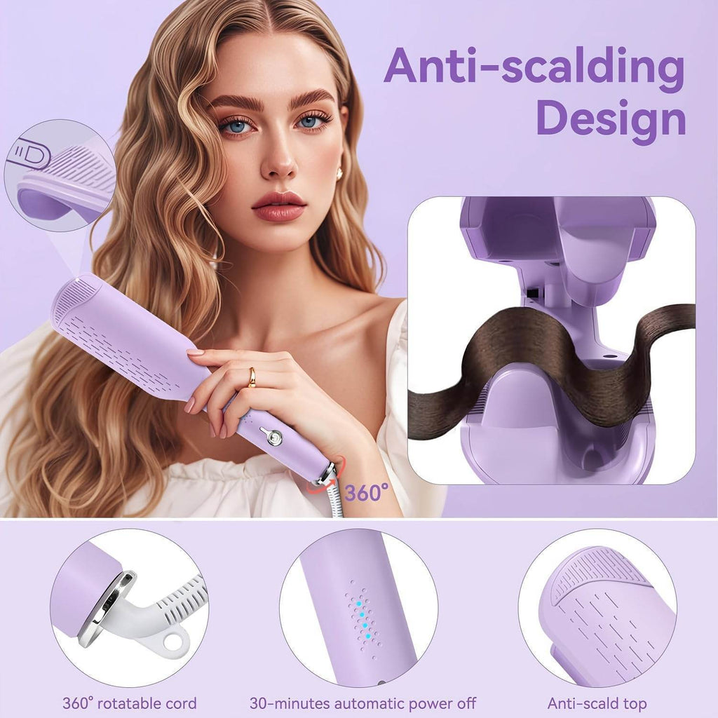 32mm Wave Curling Iron, Deep Waves, Long-Lasting Curls CartRare