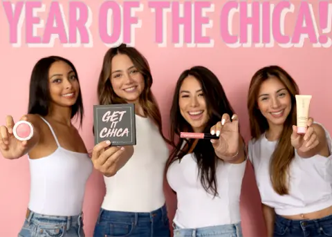 GET IT CHICA (All-In-One Face Palette - Blush, Highlighter & 6 Eyeshadows) Chica Beauty