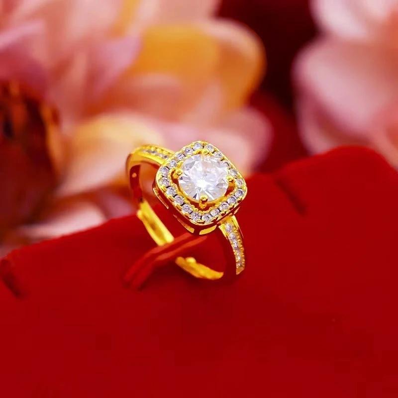 Fashion Jewelry Set - Zircon Gem Necklace Earring Ring MANDOTOS