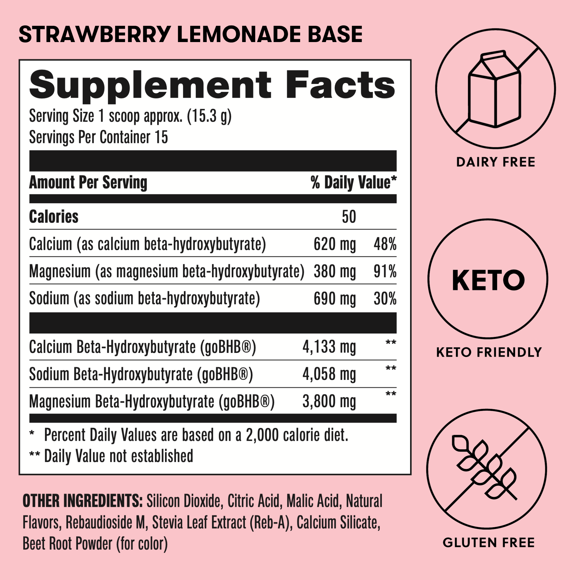 Base Ketones - Exogenous Ketones Drink Mix with goBHB® Perfect Keto