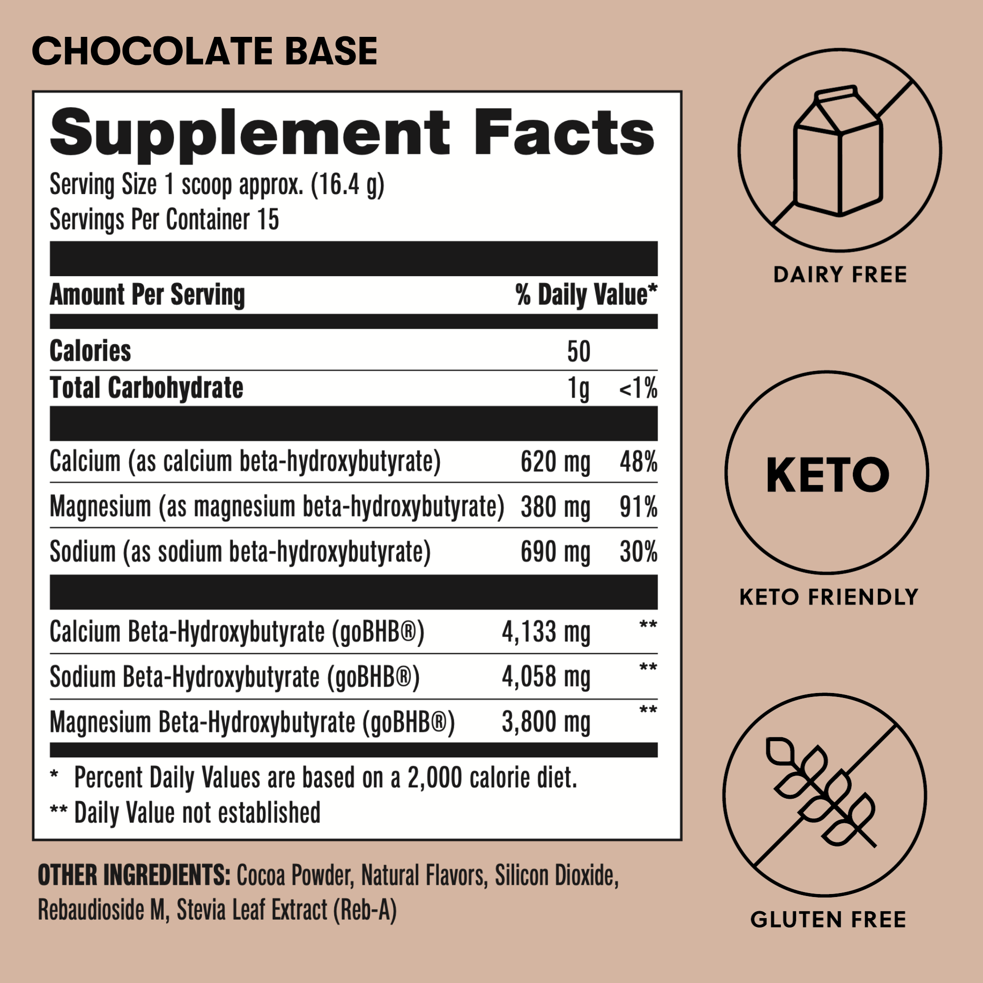 Base Ketones - Exogenous Ketones Drink Mix with goBHB® Perfect Keto