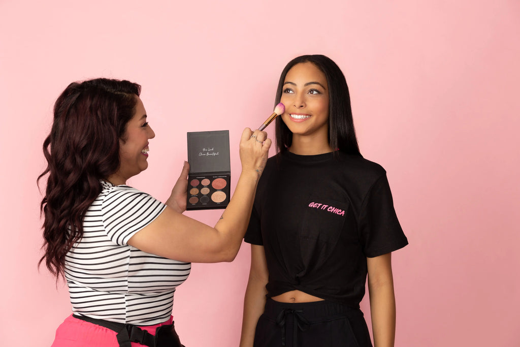 GET IT CHICA (All-In-One Face Palette - Blush, Highlighter & 6 Eyeshadows) Chica Beauty