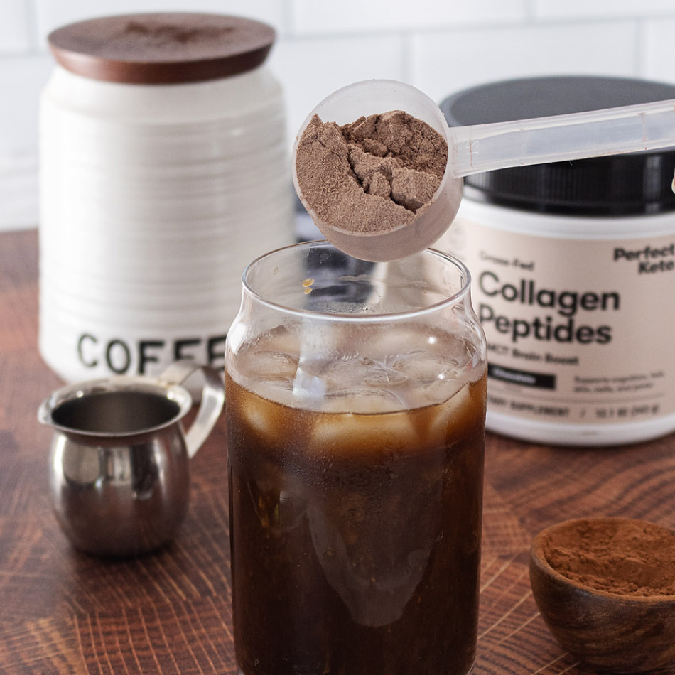 Grass-Fed Collagen Peptides & MCT Brain Boost Perfect Keto