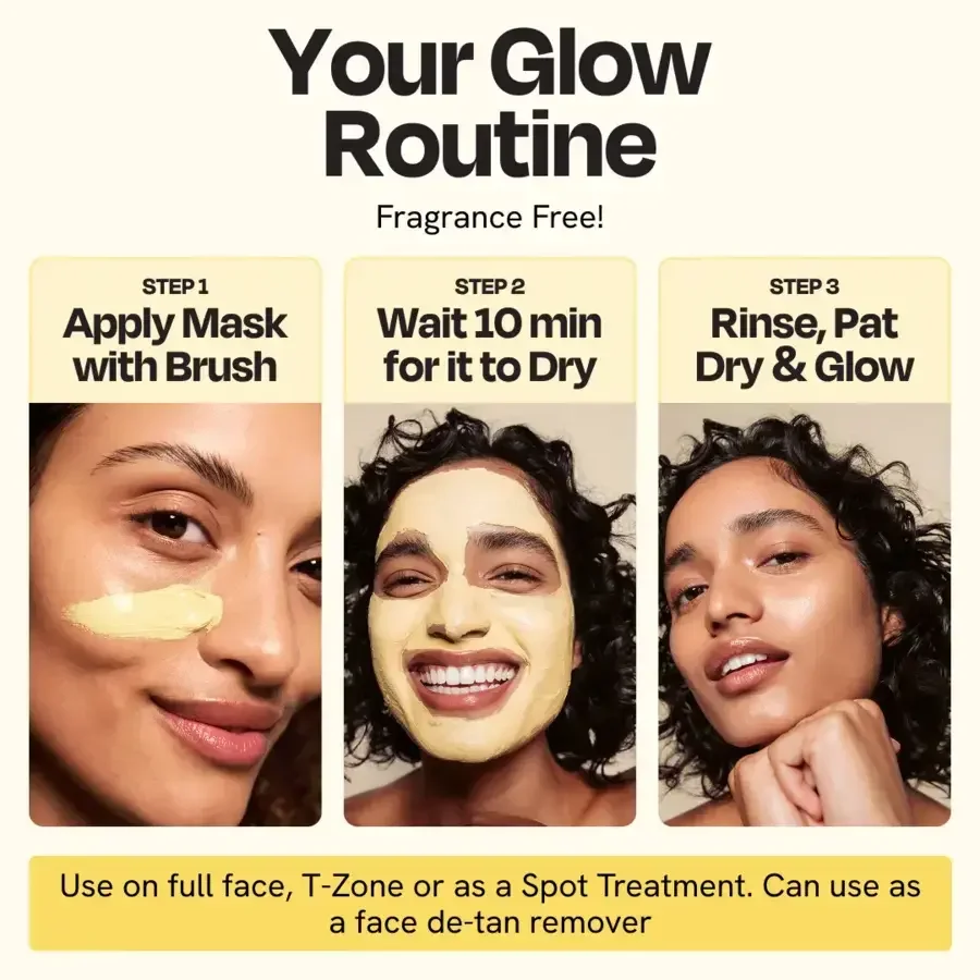 Vitamin C Clay Mask – Brightening & Detoxifying Clay Mask