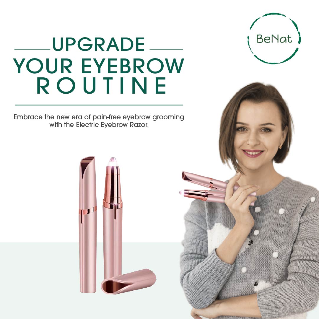 Rechargeable Eyebrow Hair Remover BeNat