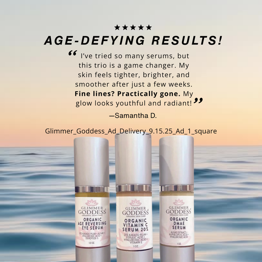 Organic Anti-Aging Trio – Vitamin C & Firming Serums - Sunnyside Beauty