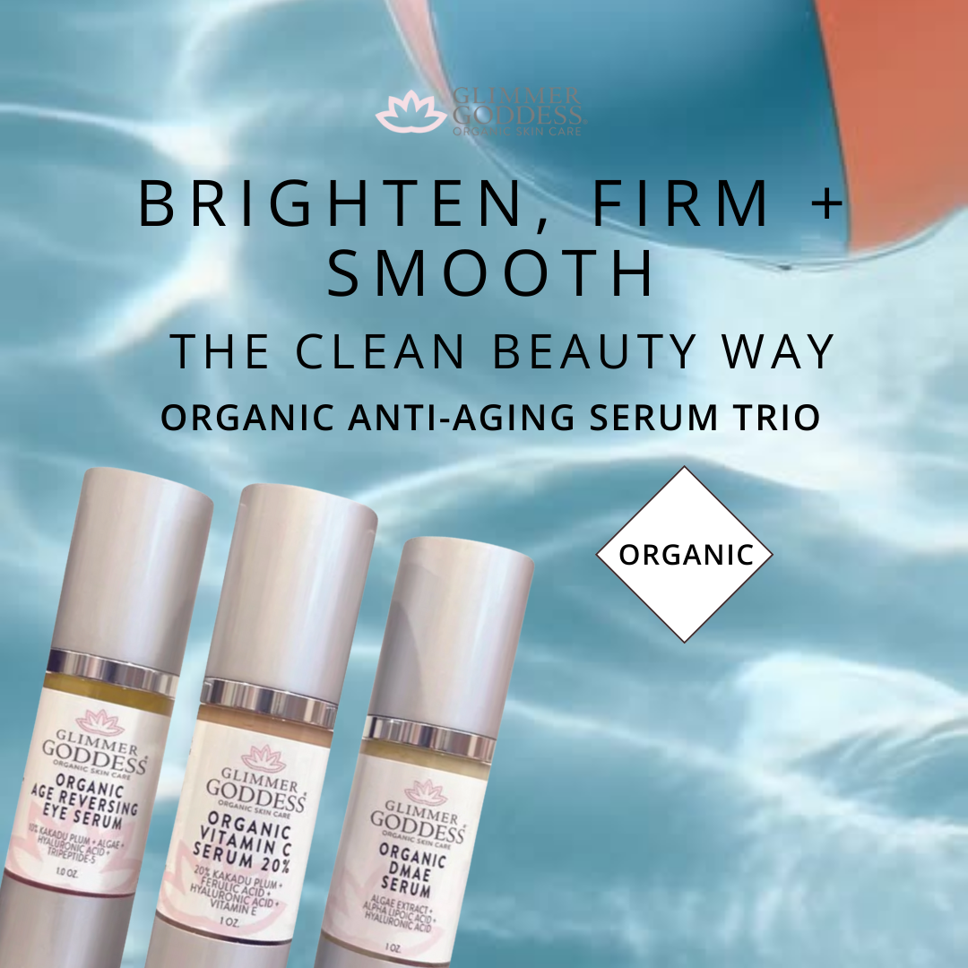 Organic Anti-Aging Trio – Vitamin C & Firming Serums - Sunnyside Beauty