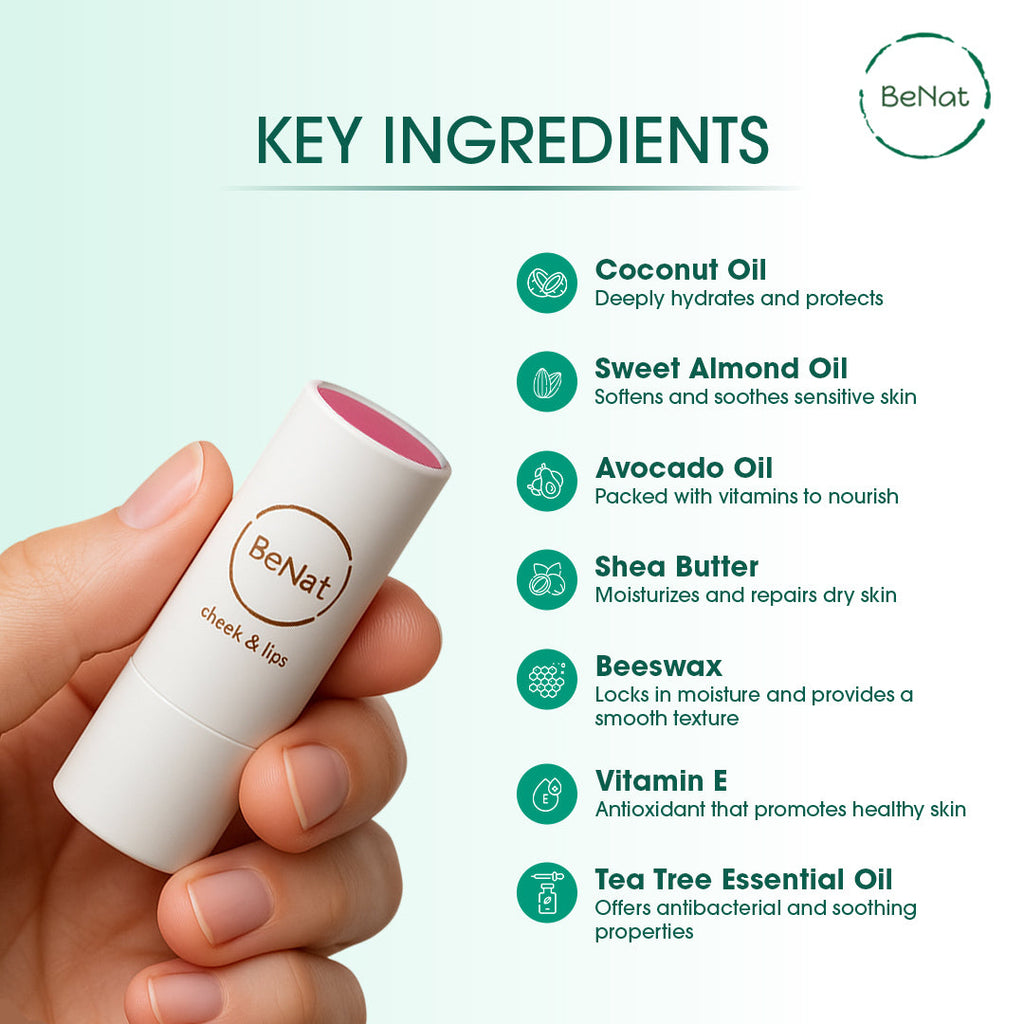 Lip & Cheek Bloom. 2 in 1 Natural Lipstick for Vibrant Color. - Sunnyside Beauty