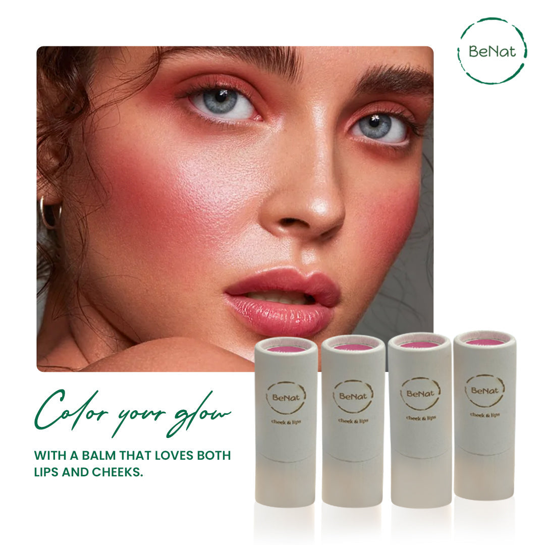 Lip & Cheek Bloom. 2 in 1 Natural Lipstick for Vibrant Color. - Sunnyside Beauty