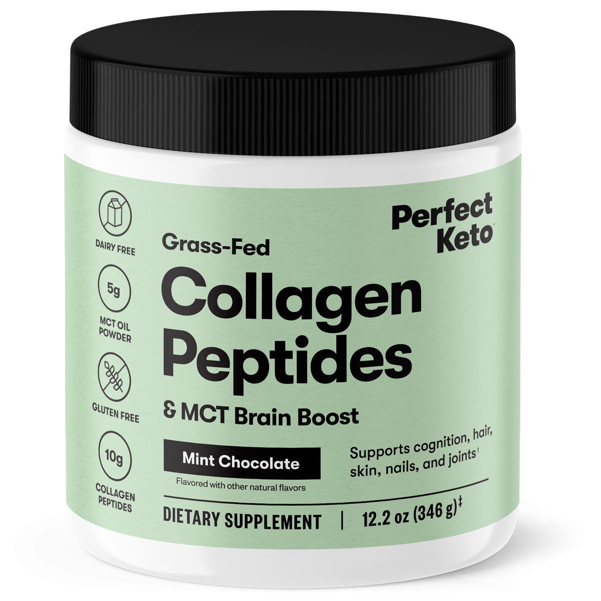 Grass-Fed Collagen Peptides & MCT Brain Boost Perfect Keto