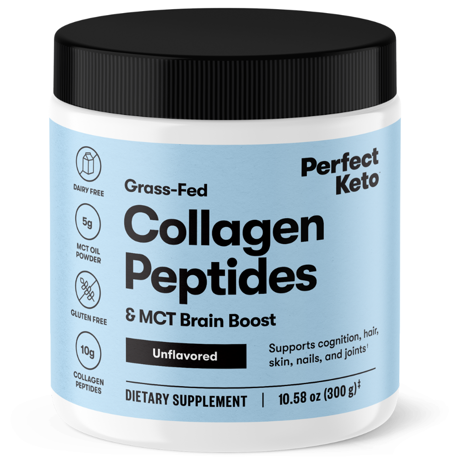 Grass-Fed Collagen Peptides & MCT Brain Boost Perfect Keto