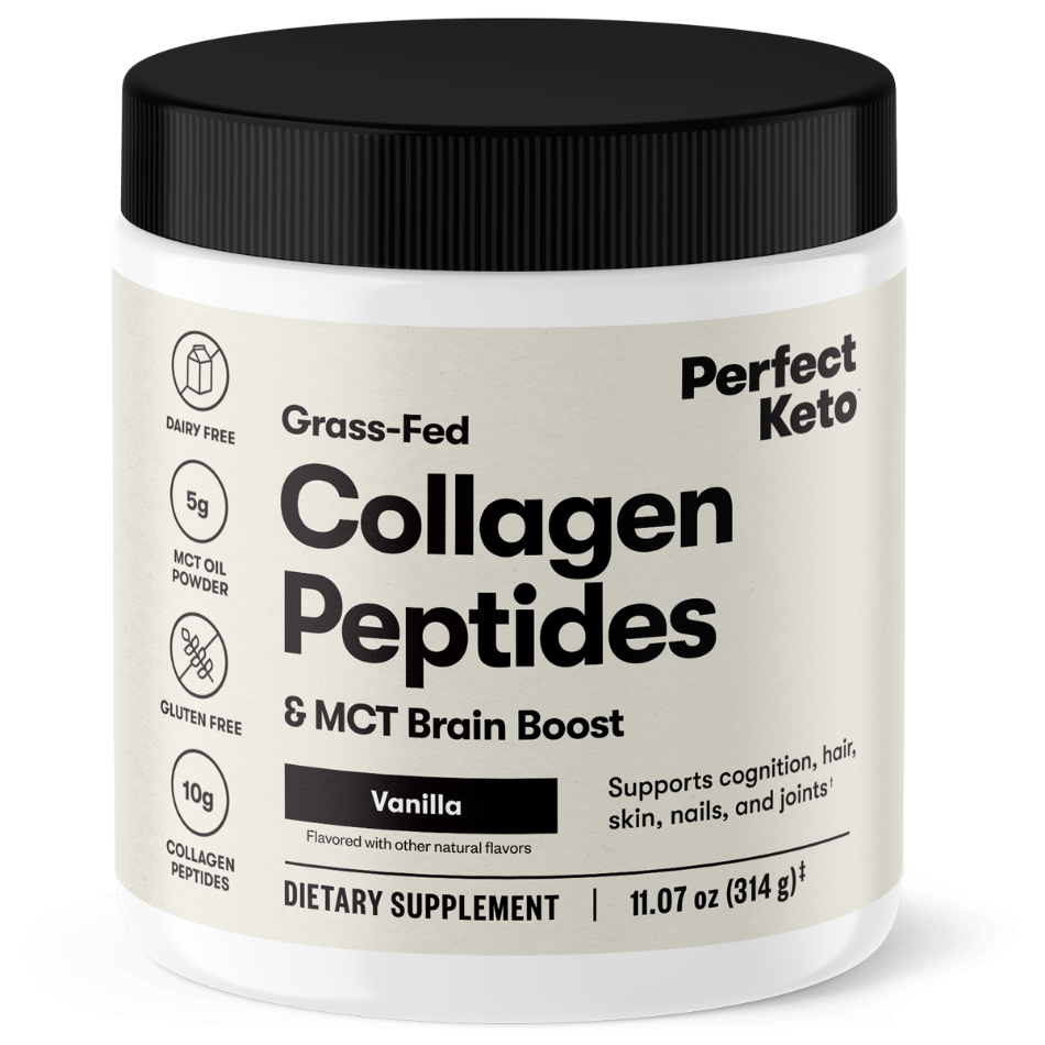 Grass-Fed Collagen Peptides & MCT Brain Boost Perfect Keto