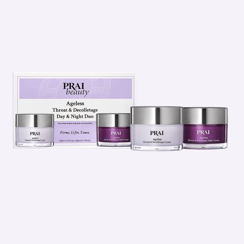 Ageless Throat & Decolletage Day & Night Set PRAI Beauty