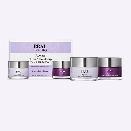 Ageless Throat & Decolletage Day & Night Set PRAI Beauty