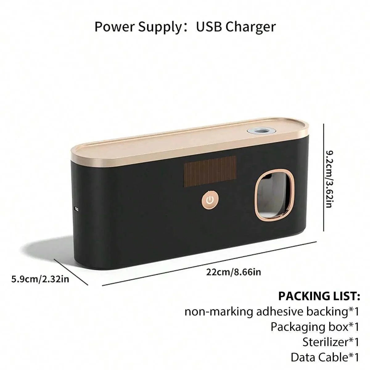 UV Toothbrush Sanitizer & Holder – Rechargeable Clean Dabfavshop