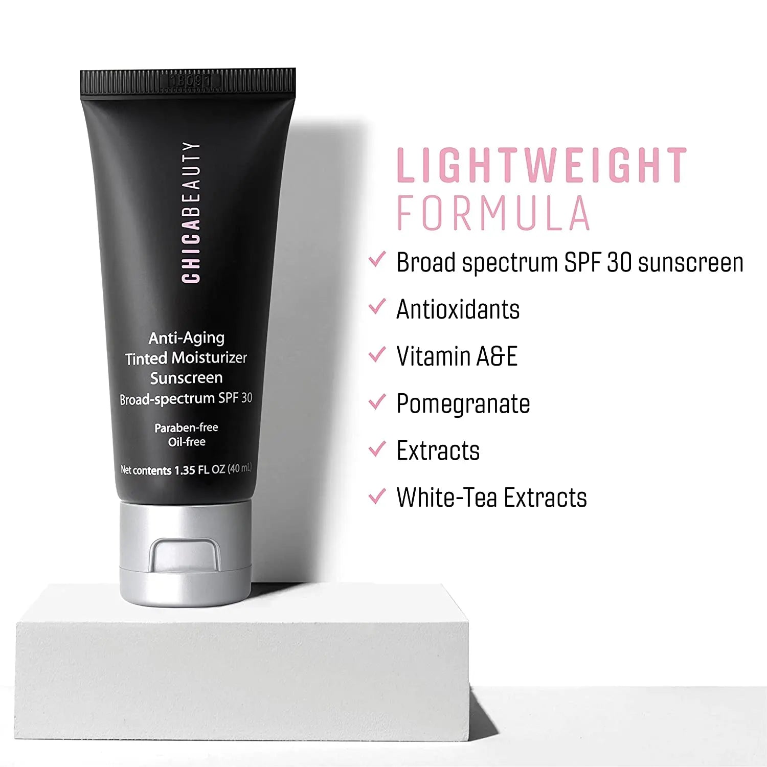 Anti-Aging Tinted Moisturizer Sunscreen Broad-Spectrum SPF 30 by Chica Beauty Chica Beauty