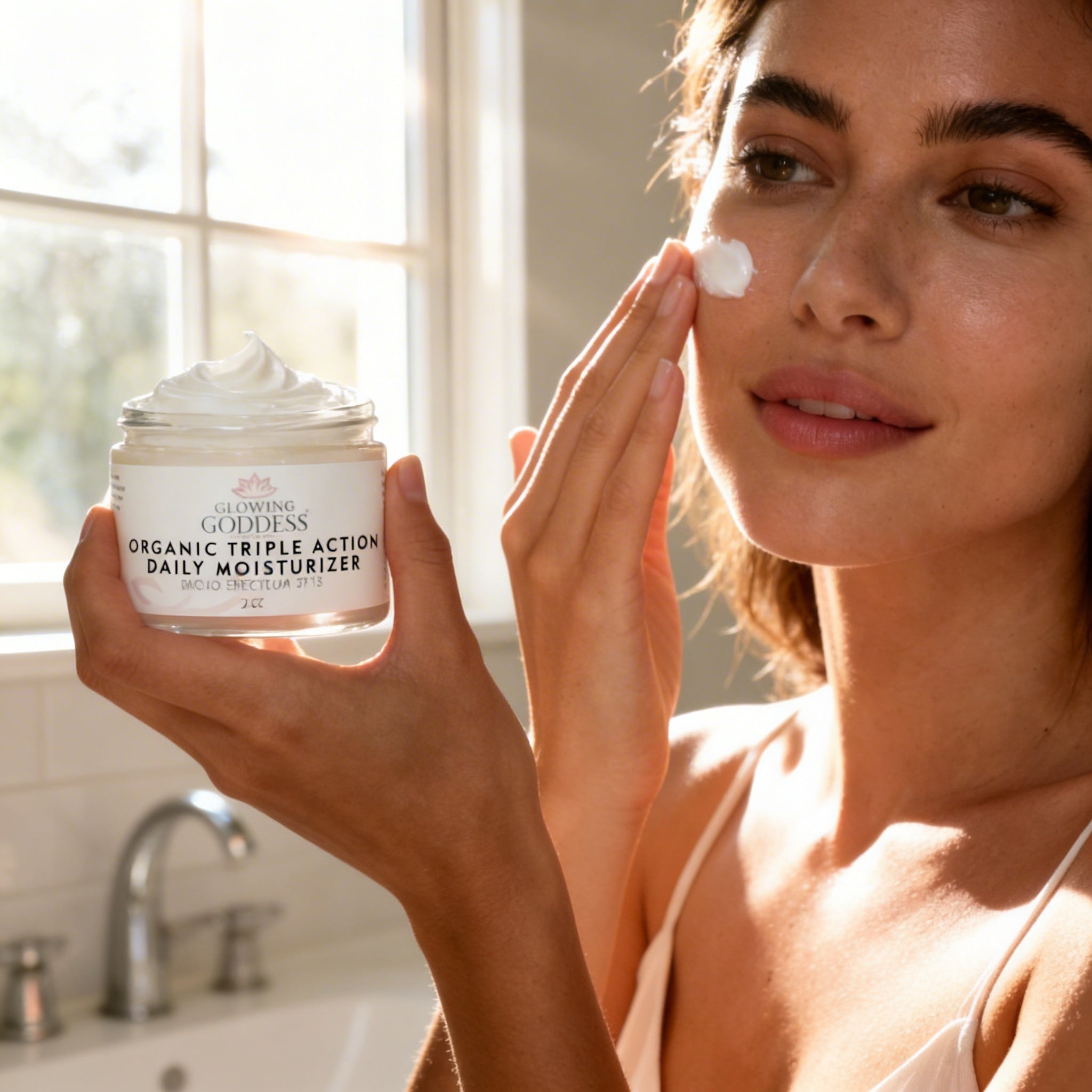 Triple Action Daily Moisturizer – Organic SPF 30 Glimmer Goddess® Organic Skin Care