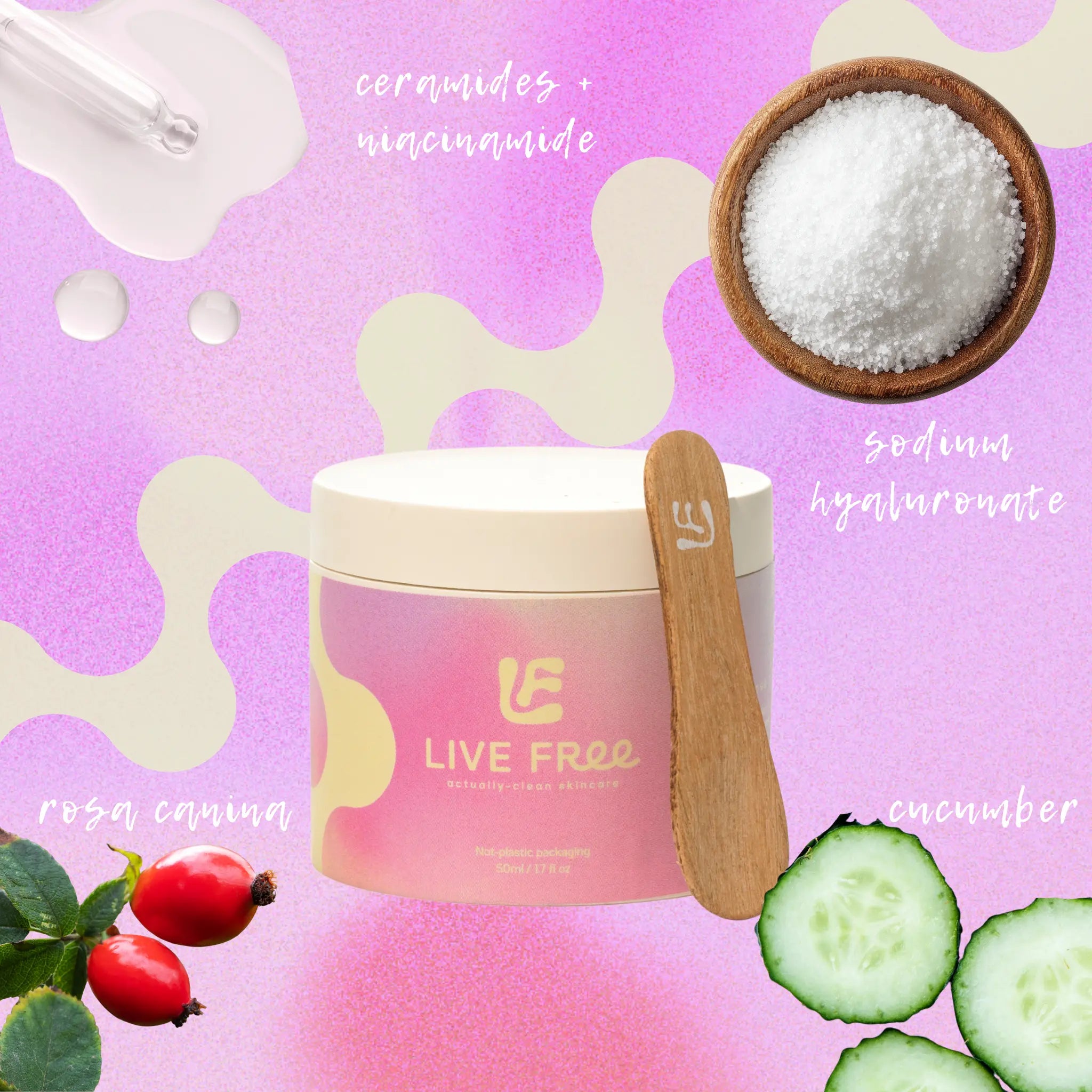 Starter Set – Simple 2-Step Skincare Routine for Blemish Prone & Sensitive Skin (Cleanser + Moisturizer) Free Living Co