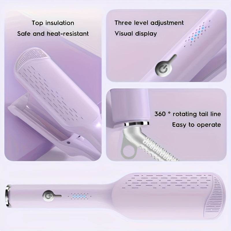 32mm Wave Curling Iron, Deep Waves, Long-Lasting Curls CartRare