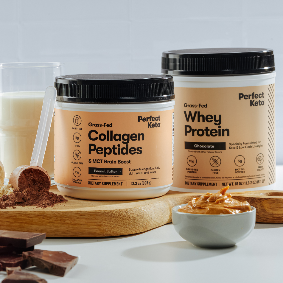 Grass-Fed Collagen Peptides & MCT Brain Boost Perfect Keto