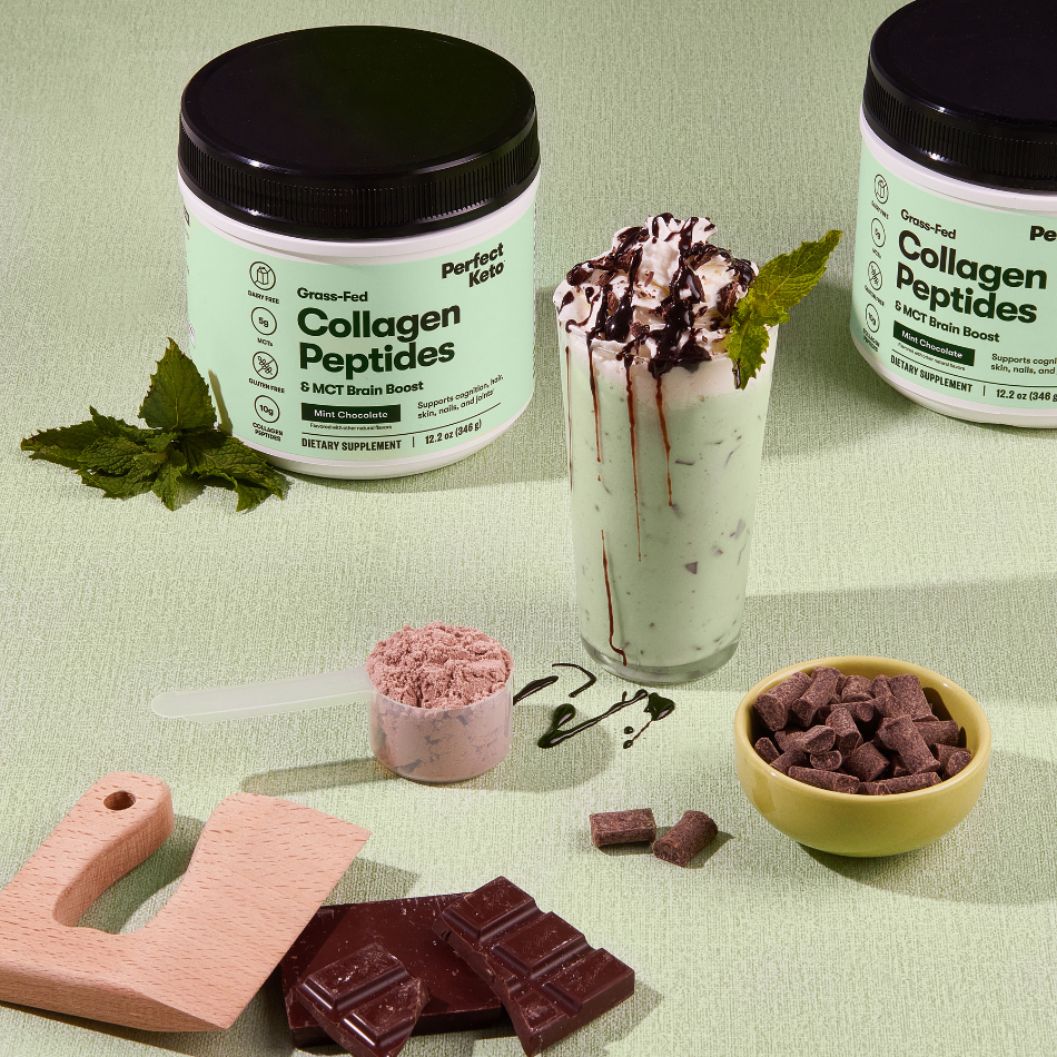 Grass-Fed Collagen Peptides & MCT Brain Boost Perfect Keto