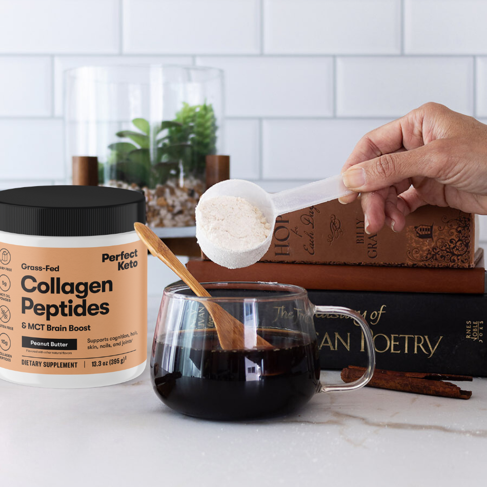 Grass-Fed Collagen Peptides & MCT Brain Boost Perfect Keto