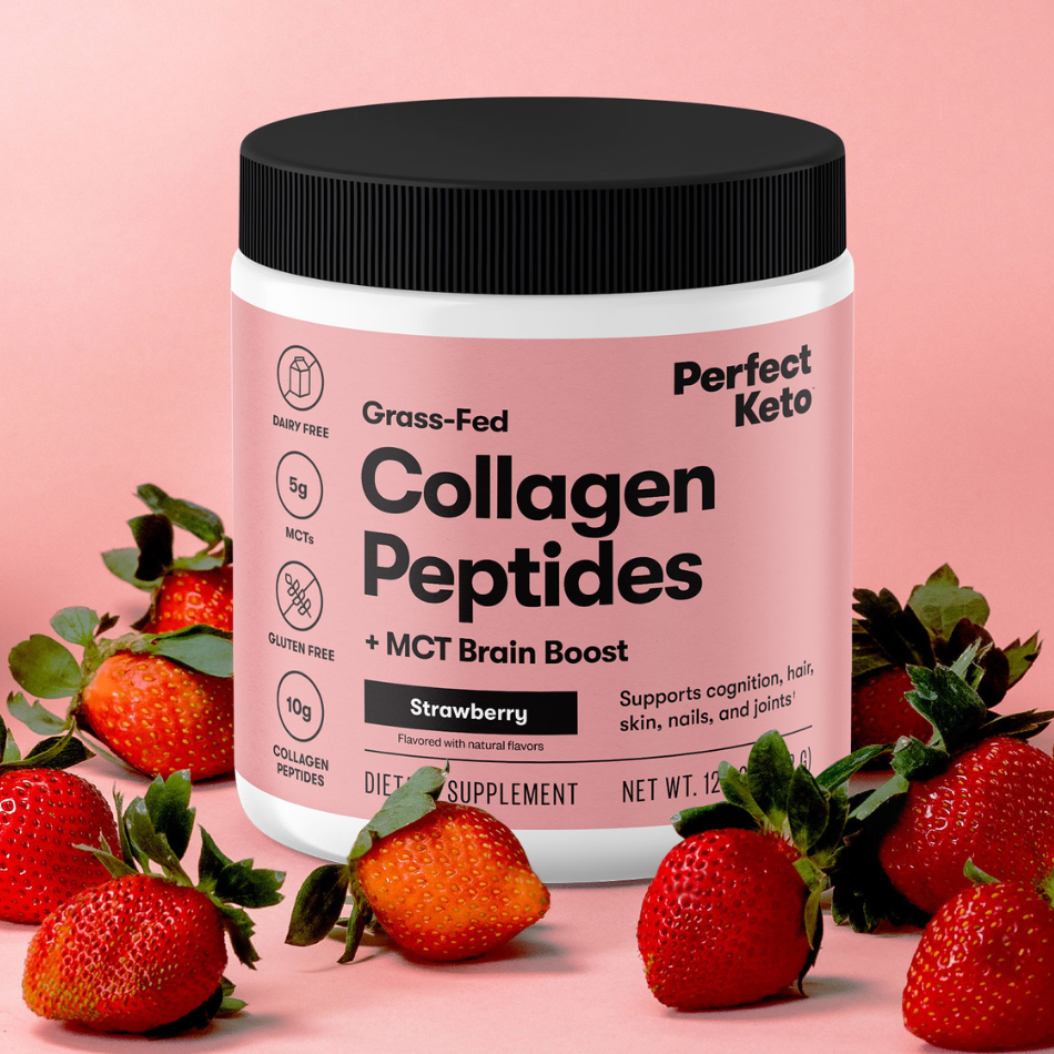 Grass-Fed Collagen Peptides & MCT Brain Boost Perfect Keto