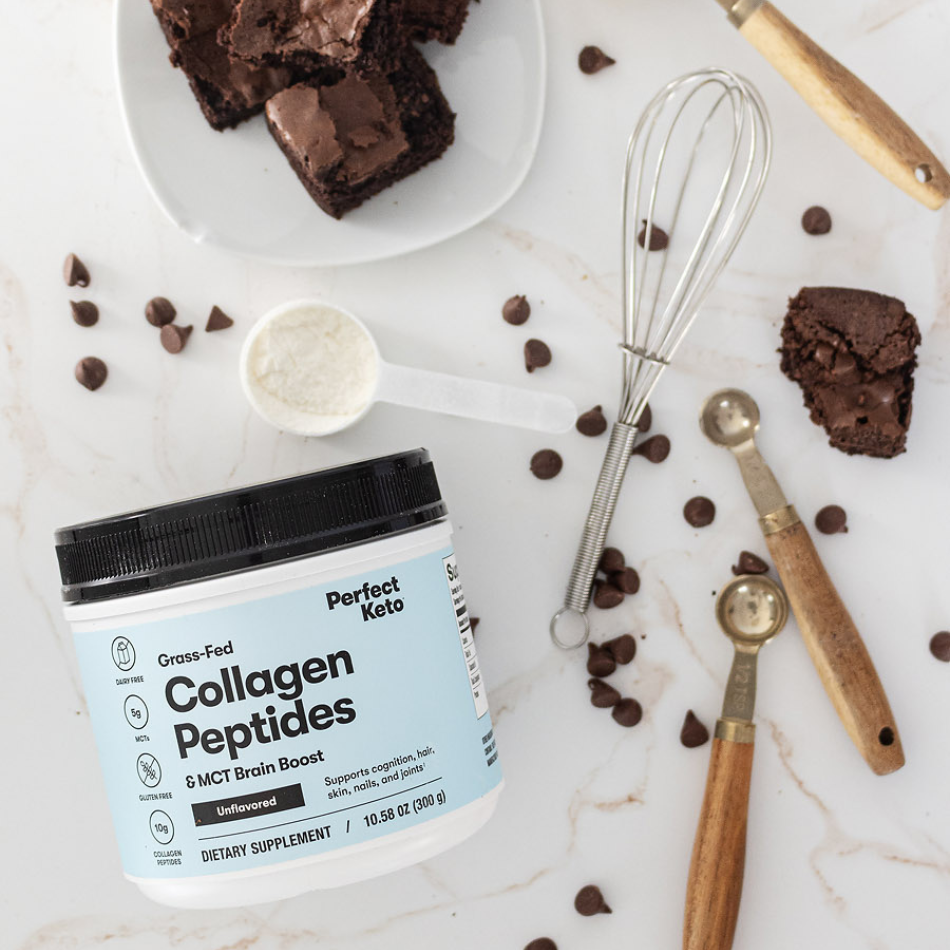 Grass-Fed Collagen Peptides & MCT Brain Boost Perfect Keto