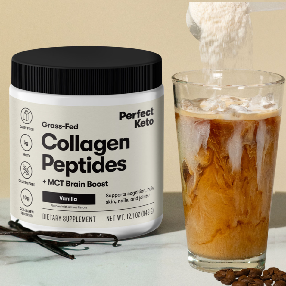 Grass-Fed Collagen Peptides & MCT Brain Boost Perfect Keto
