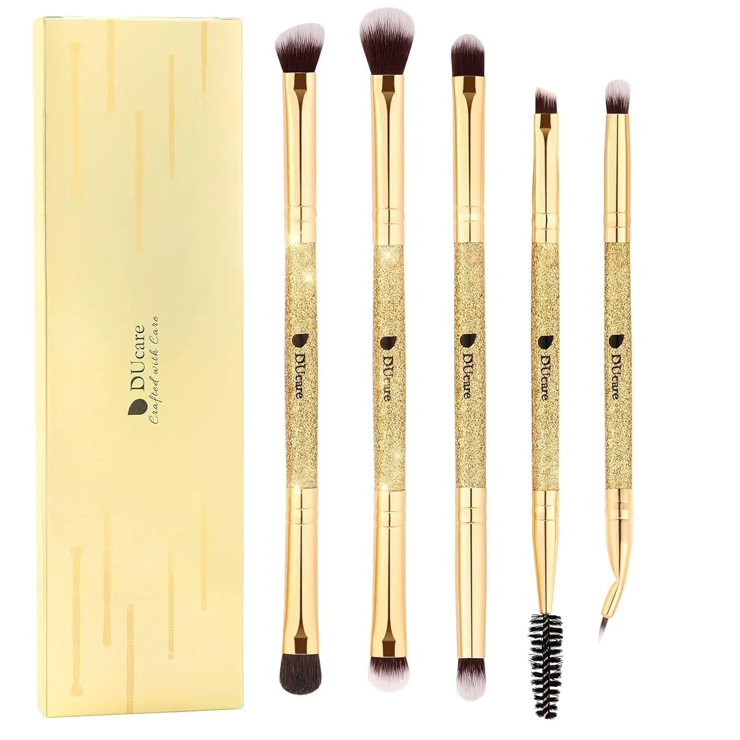 Makeup Brushes Duo End Foundation Powder Buffer and Contour Brush Synthetic Cosmetic Tools 2Pcs SnapGoShop