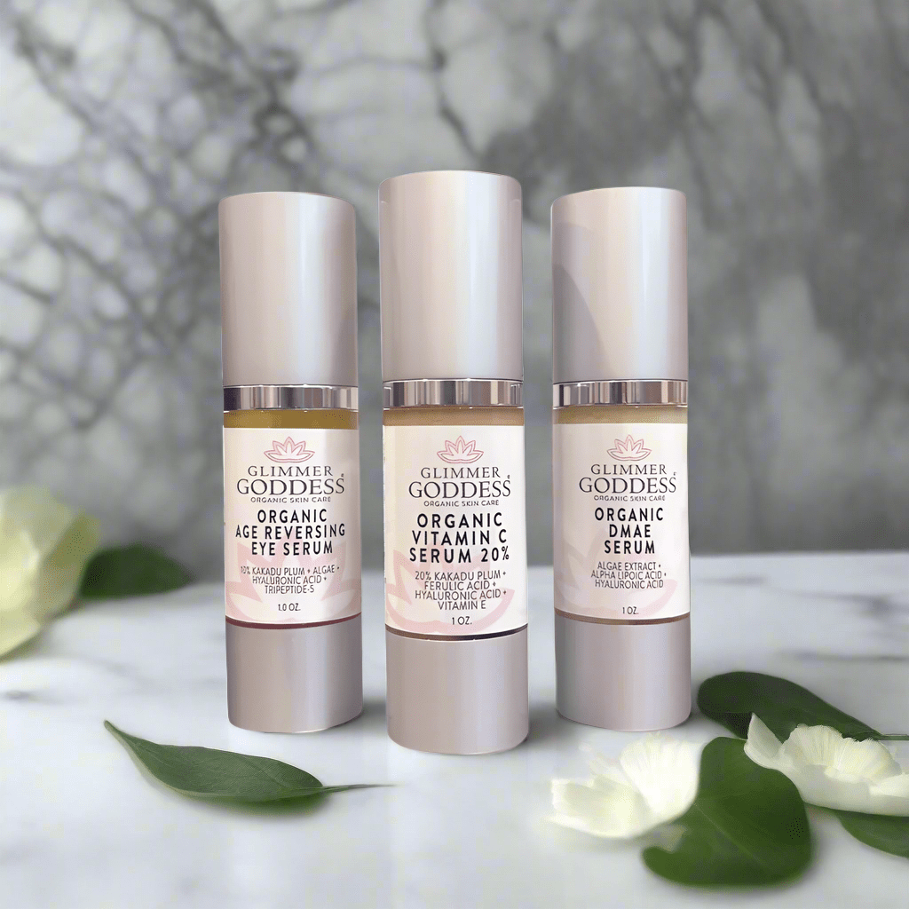 Organic Anti-Aging Trio – Vitamin C & Firming Serums - Sunnyside Beauty