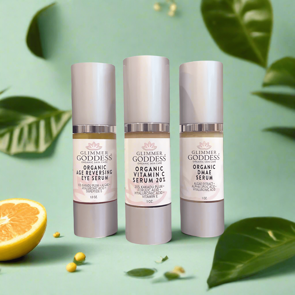 Organic Anti-Aging Trio – Vitamin C & Firming Serums - Sunnyside Beauty