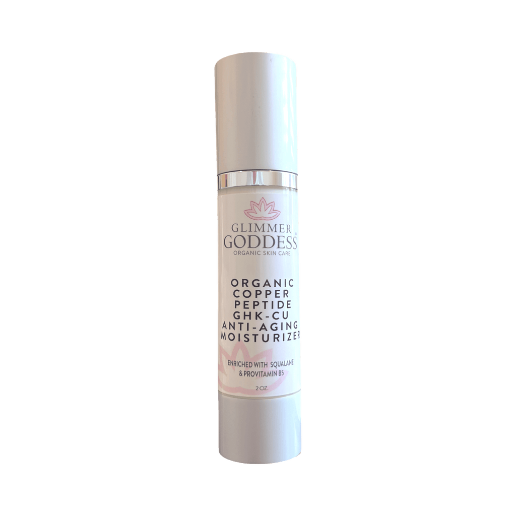 Organic Copper Peptide Moisturizer – Firming & Smoothing Glimmer Goddess® Organic Skin Care