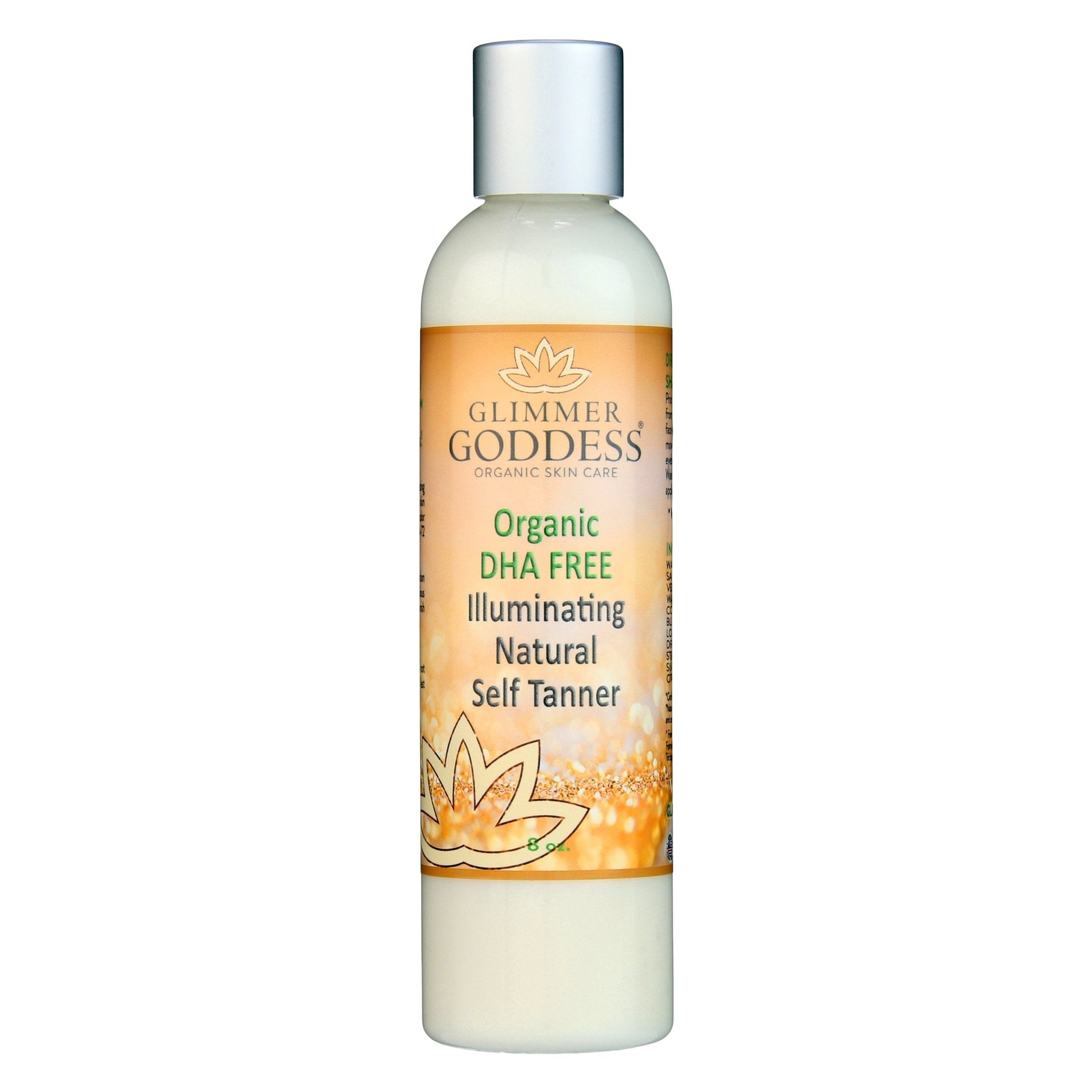 Organic DHA-Free Self Tanner – Natural Sun-Kissed Glow for Sensitive Skin Glimmer Goddess® Organic Skin Care